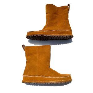 Birkenstock Lahti shearling suede pull-on boots slippers, size 42, NWOT